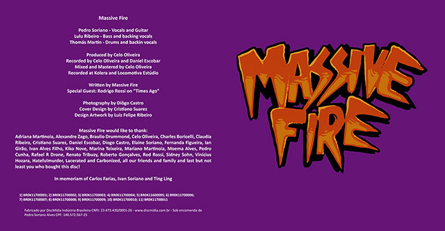 Design Artwork, Album Cover, Massive Fire