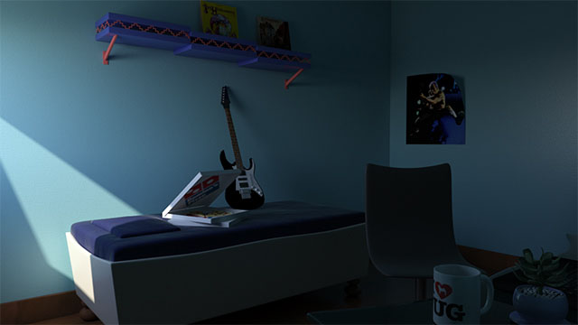 3D, Model, Room